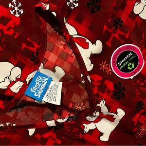 NWT nurse shirt Frosty the snowman